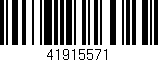Código de barras (EAN, GTIN, SKU, ISBN): '41915571'