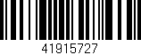 Código de barras (EAN, GTIN, SKU, ISBN): '41915727'