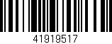 Código de barras (EAN, GTIN, SKU, ISBN): '41919517'