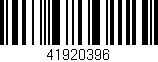 Código de barras (EAN, GTIN, SKU, ISBN): '41920396'