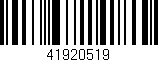 Código de barras (EAN, GTIN, SKU, ISBN): '41920519'