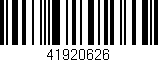Código de barras (EAN, GTIN, SKU, ISBN): '41920626'