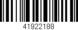 Código de barras (EAN, GTIN, SKU, ISBN): '41922188'