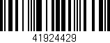 Código de barras (EAN, GTIN, SKU, ISBN): '41924429'