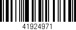 Código de barras (EAN, GTIN, SKU, ISBN): '41924971'