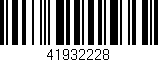 Código de barras (EAN, GTIN, SKU, ISBN): '41932228'