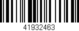 Código de barras (EAN, GTIN, SKU, ISBN): '41932463'