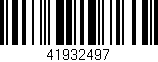 Código de barras (EAN, GTIN, SKU, ISBN): '41932497'