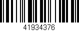 Código de barras (EAN, GTIN, SKU, ISBN): '41934376'