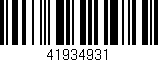 Código de barras (EAN, GTIN, SKU, ISBN): '41934931'