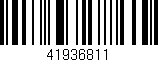 Código de barras (EAN, GTIN, SKU, ISBN): '41936811'