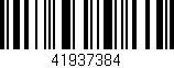 Código de barras (EAN, GTIN, SKU, ISBN): '41937384'