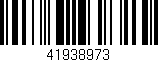 Código de barras (EAN, GTIN, SKU, ISBN): '41938973'