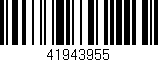 Código de barras (EAN, GTIN, SKU, ISBN): '41943955'