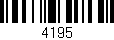 Código de barras (EAN, GTIN, SKU, ISBN): '4195'