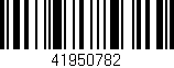 Código de barras (EAN, GTIN, SKU, ISBN): '41950782'