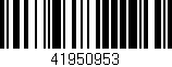 Código de barras (EAN, GTIN, SKU, ISBN): '41950953'