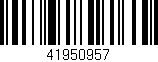 Código de barras (EAN, GTIN, SKU, ISBN): '41950957'