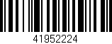Código de barras (EAN, GTIN, SKU, ISBN): '41952224'