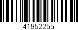 Código de barras (EAN, GTIN, SKU, ISBN): '41952255'