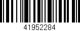 Código de barras (EAN, GTIN, SKU, ISBN): '41952284'
