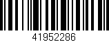 Código de barras (EAN, GTIN, SKU, ISBN): '41952286'