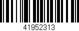 Código de barras (EAN, GTIN, SKU, ISBN): '41952313'
