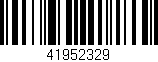 Código de barras (EAN, GTIN, SKU, ISBN): '41952329'