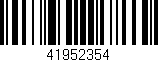 Código de barras (EAN, GTIN, SKU, ISBN): '41952354'