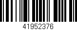 Código de barras (EAN, GTIN, SKU, ISBN): '41952376'