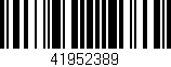 Código de barras (EAN, GTIN, SKU, ISBN): '41952389'