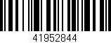 Código de barras (EAN, GTIN, SKU, ISBN): '41952844'