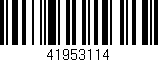 Código de barras (EAN, GTIN, SKU, ISBN): '41953114'