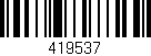 Código de barras (EAN, GTIN, SKU, ISBN): '419537'