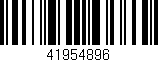 Código de barras (EAN, GTIN, SKU, ISBN): '41954896'