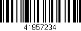 Código de barras (EAN, GTIN, SKU, ISBN): '41957234'