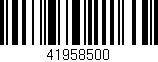 Código de barras (EAN, GTIN, SKU, ISBN): '41958500'