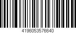 Código de barras (EAN, GTIN, SKU, ISBN): '4196053576640'