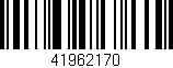 Código de barras (EAN, GTIN, SKU, ISBN): '41962170'