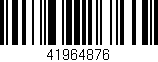 Código de barras (EAN, GTIN, SKU, ISBN): '41964876'