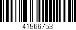 Código de barras (EAN, GTIN, SKU, ISBN): '41966753'