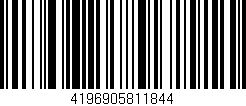 Código de barras (EAN, GTIN, SKU, ISBN): '4196905811844'