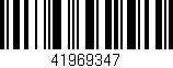 Código de barras (EAN, GTIN, SKU, ISBN): '41969347'