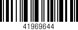 Código de barras (EAN, GTIN, SKU, ISBN): '41969644'