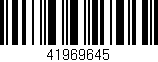 Código de barras (EAN, GTIN, SKU, ISBN): '41969645'