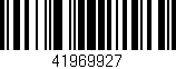 Código de barras (EAN, GTIN, SKU, ISBN): '41969927'