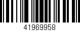 Código de barras (EAN, GTIN, SKU, ISBN): '41969958'