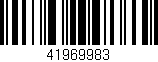 Código de barras (EAN, GTIN, SKU, ISBN): '41969983'