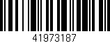 Código de barras (EAN, GTIN, SKU, ISBN): '41973187'