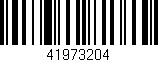 Código de barras (EAN, GTIN, SKU, ISBN): '41973204'
